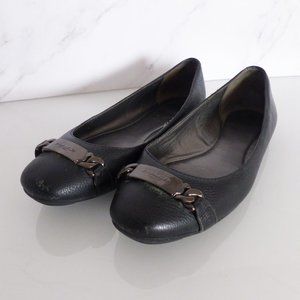 COACH Leather Ballet Flats
